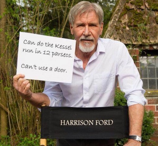 Harrison Ford's injury on the set was the greatest gift for the movie says Star Wars director 