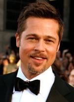 BRAD PITT WITH HIS BRUISED FACE