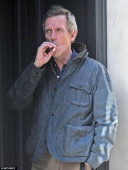 Hugh Laurie goes out for a shopping trip with his costume designer